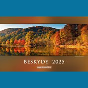 Nástěnný kalendář BESKYDY 2025 panoramatický