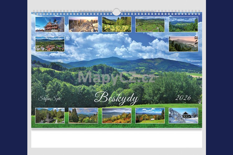 Nástěnný kalendář BESKYDY 2026