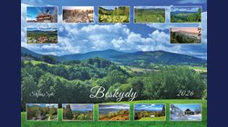 Nástěnný kalendář BESKYDY 2026