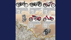Československé motocykly 1918 - 1992, stolní mapa 60 x 45 cm