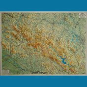 Šumava - plastická mapa 100 x 75 cm