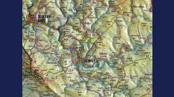 Jizerské hory a Český ráj - plastická mapa 75 x 100 cm
