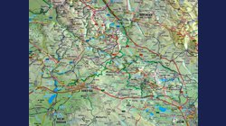 Jizerské hory a Český ráj - plastická mapa 75 x 100 cm