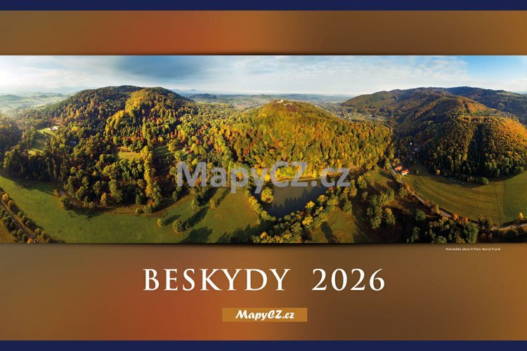 Nástěnný kalendář BESKYDY 2026 panoramatický