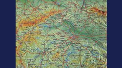 ČR - plastická mapa 27 x 20 cm