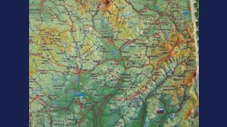 ČR - plastická mapa 27 x 20 cm