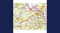 Česká republika silniční - stolní mapa 68 x 43 cm