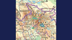 Česko - vlastivědná nástěnná mapa 136 x 87 cm