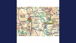 Česko - vlastivědná nástěnná mapa 136 x 87 cm