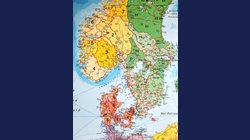 Evropa spediční - nástěnná mapa 100 x 135 cm, lamino + 2 lišty