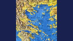 Evropa panoramatická - nástěnná mapa 105 x 150 cm, lamino + 2 lišty