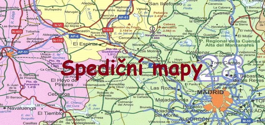 MapyCZ.cz - SPEDIČNÍ MAPY