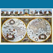 Historický svět - nástěnná mapa 160 x 110 cm, lamino + očka
