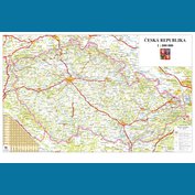 Česká republika silniční - stolní mapa 65 x 40 cm