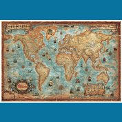 Svět RAY WORLD - ilustrovaná nástěnná mapa 136 x 92 cm