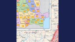 Rumunsko spediční - nástěnná mapa 140 x 100 cm