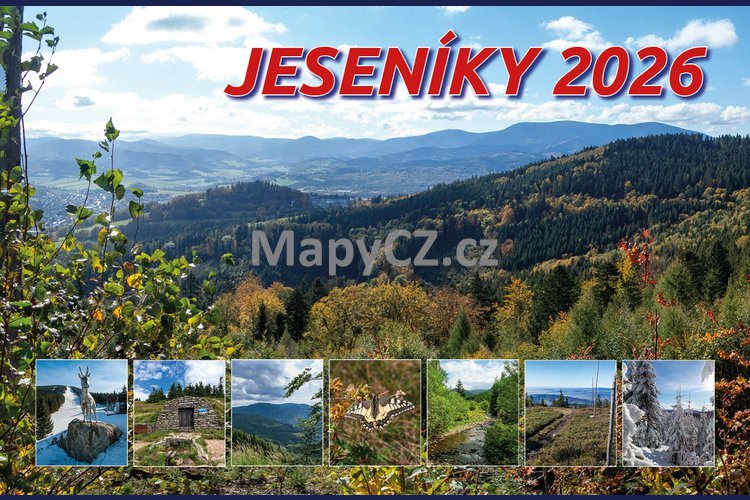 Stolní kalendář JESENÍKY 2026
