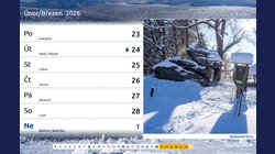 Stolní kalendář JESENÍKY 2026