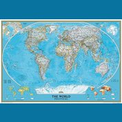 Svět National Geographic Classic - nástěnná mapa 111 x 77 cm, lamino + 2 lišty